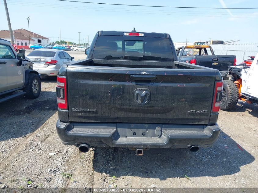 2021 Ram 1500 Laramie 4X4 5'7 Box VIN: 1C6SRFJT4MN597308 Lot: 39793029