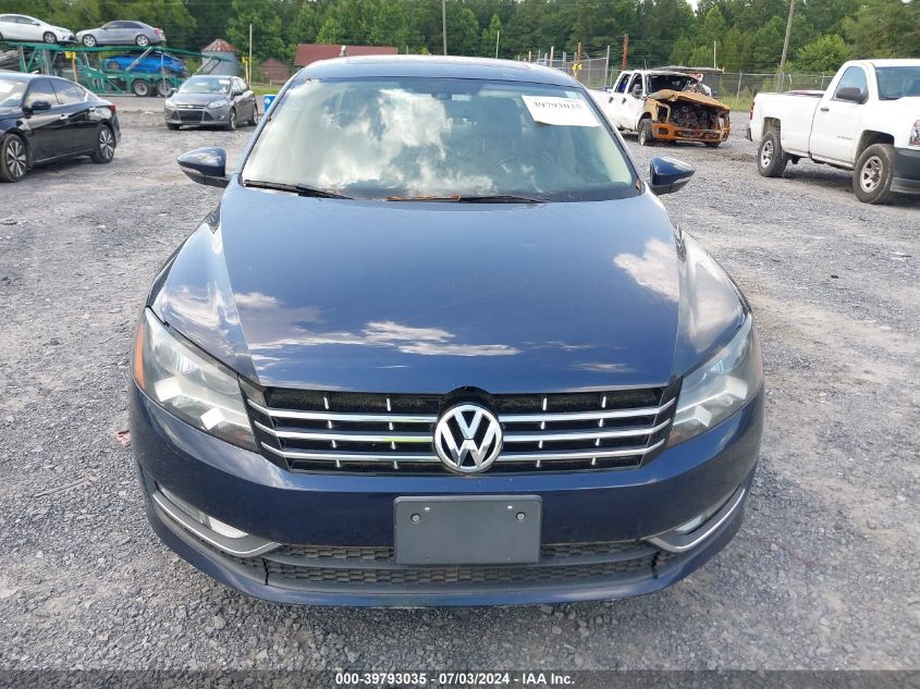 2012 Volkswagen Passat Sel VIN: 1VWCN7A32CC048695 Lot: 39793035