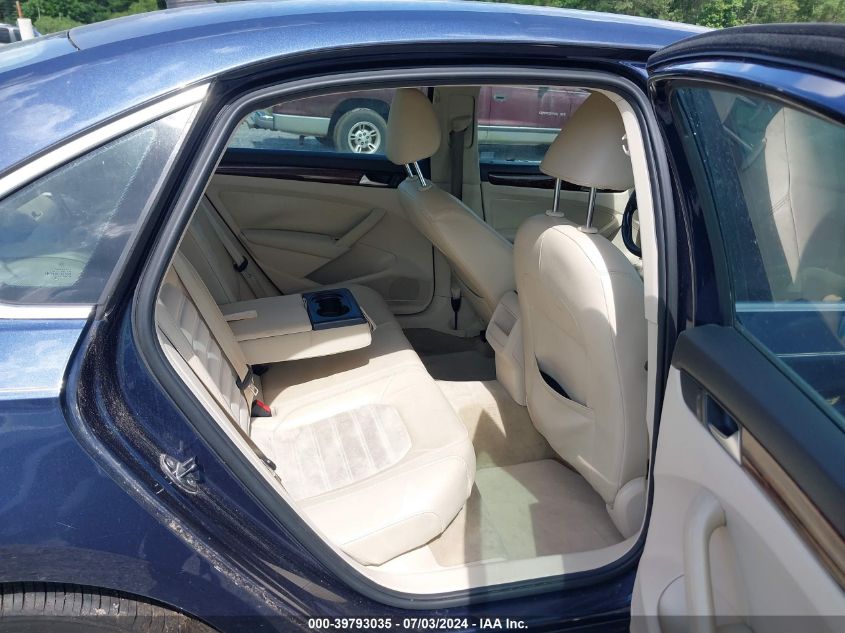 2012 Volkswagen Passat Sel VIN: 1VWCN7A32CC048695 Lot: 39793035