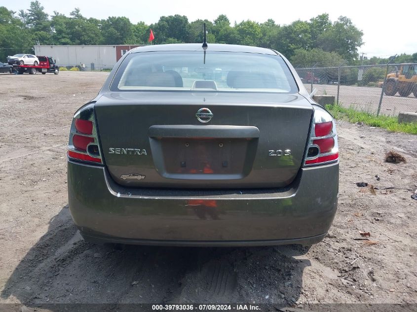 2007 Nissan Sentra 2.0S VIN: 3N1AB61E97L601760 Lot: 39793036