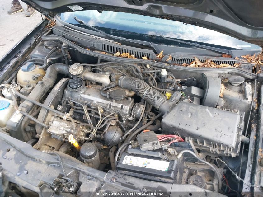 2000 Volkswagen Jetta Gls Tdi VIN: 3VWSF29MXYM080292 Lot: 39793043