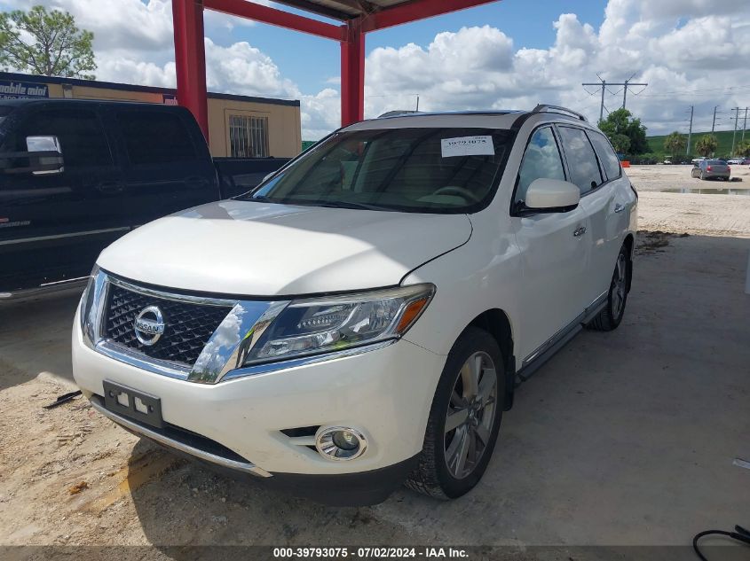 2013 Nissan Pathfinder Platinum VIN: 5N1AR2MM8DC678286 Lot: 39793075