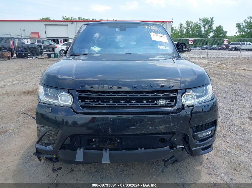 2017 Land Rover Range Rover Sport 3.0L V6 Supercharged Hse Dynamic VIN: SALWV2FV0HA131759 Lot: 39793091