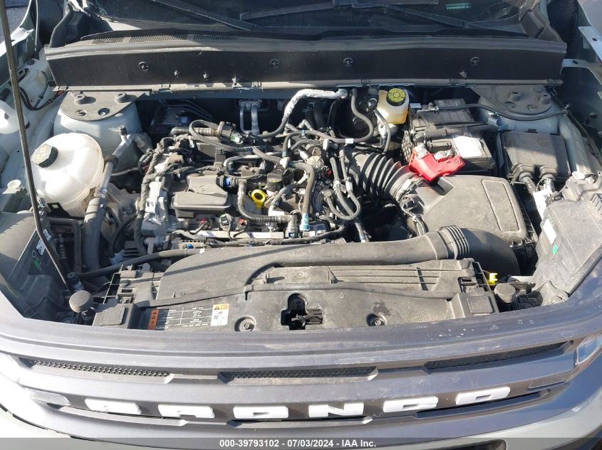 2022 Ford Bronco Sport Big Bend VIN: 3FMCR9B69NRE04393 Lot: 39793102