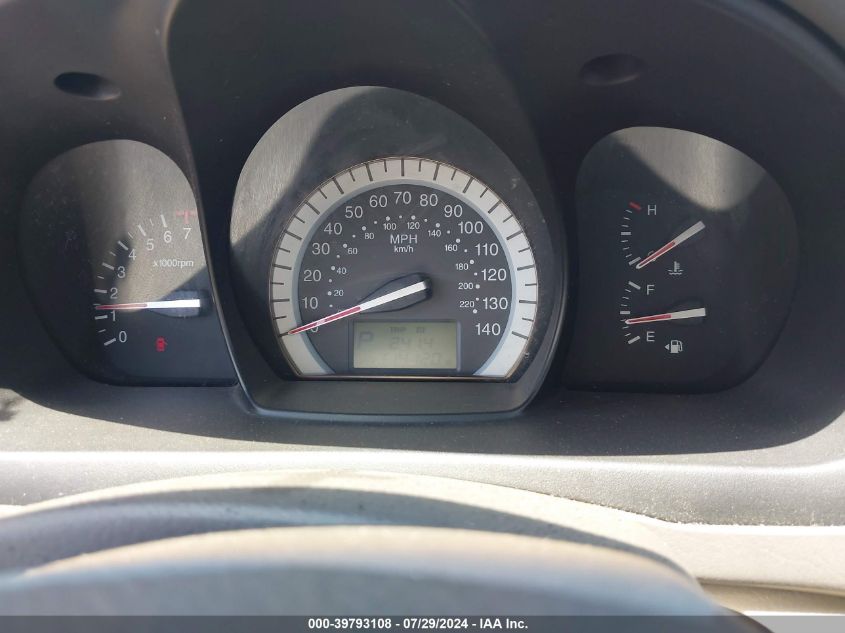 2007 Kia Spectra Ex VIN: KNAFE121775406729 Lot: 39793108