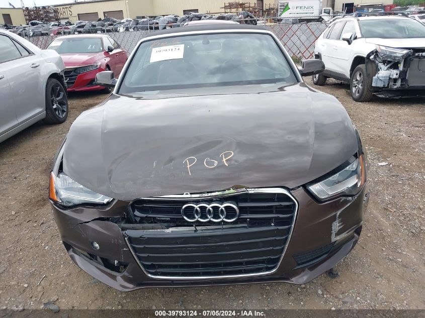 2014 Audi A5 2.0T Premium VIN: WAUCFAFH8EN011916 Lot: 39793124