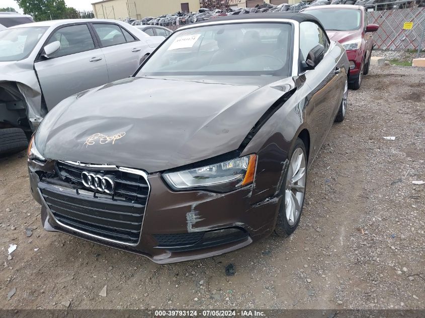 2014 Audi A5 2.0T Premium VIN: WAUCFAFH8EN011916 Lot: 39793124