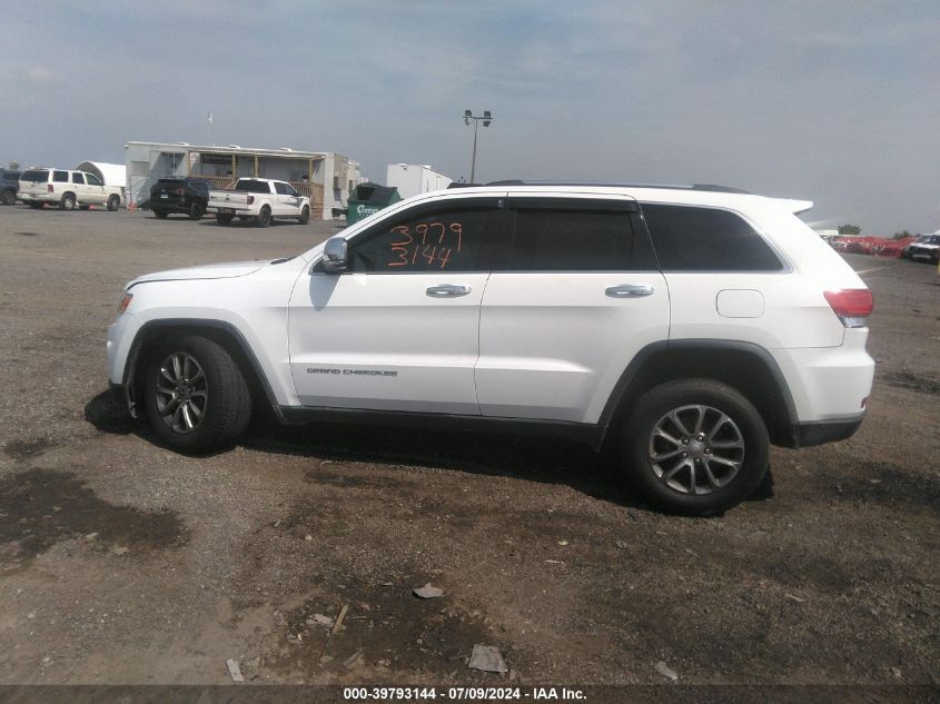 2014 Jeep Grand Cherokee Limited VIN: 1C4RJFBGXEC376034 Lot: 39793144