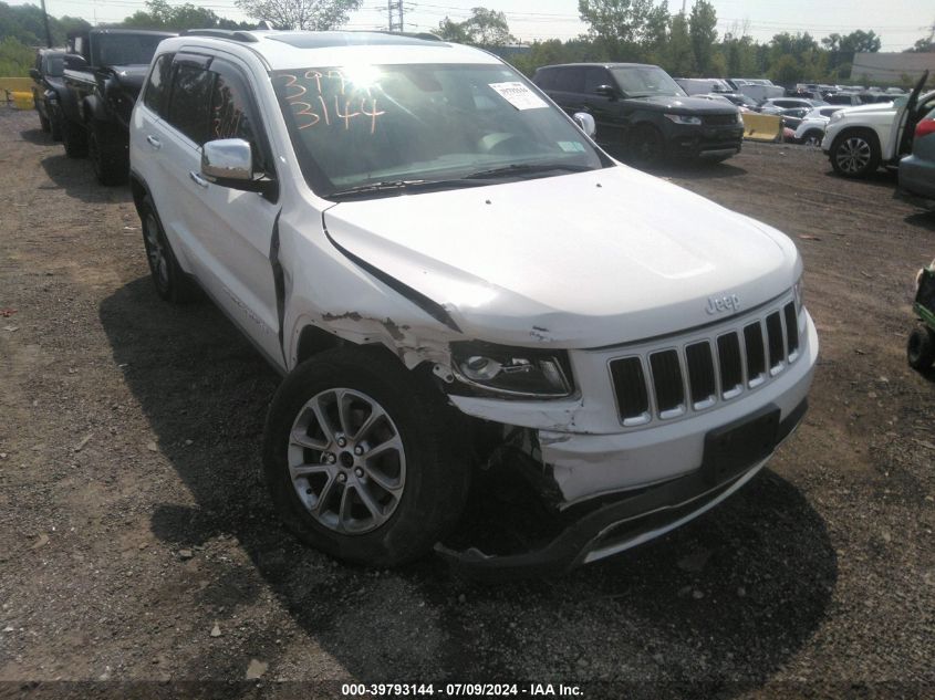 2014 Jeep Grand Cherokee Limited VIN: 1C4RJFBGXEC376034 Lot: 39793144