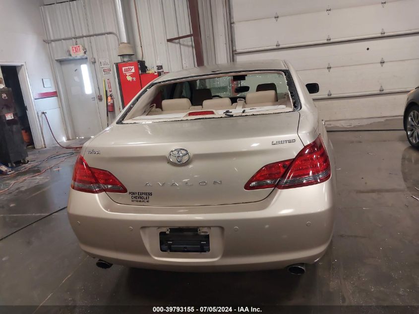 2008 Toyota Avalon Limited VIN: 4T1BK36B58U259225 Lot: 39793155