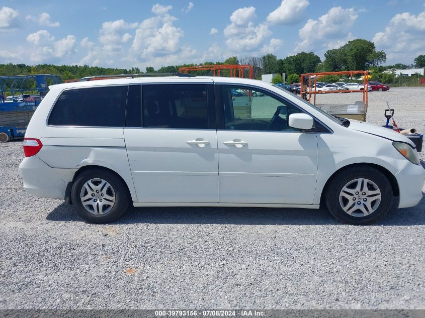 2007 Honda Odyssey Ex-L VIN: 5FNRL38747B402696 Lot: 39793156