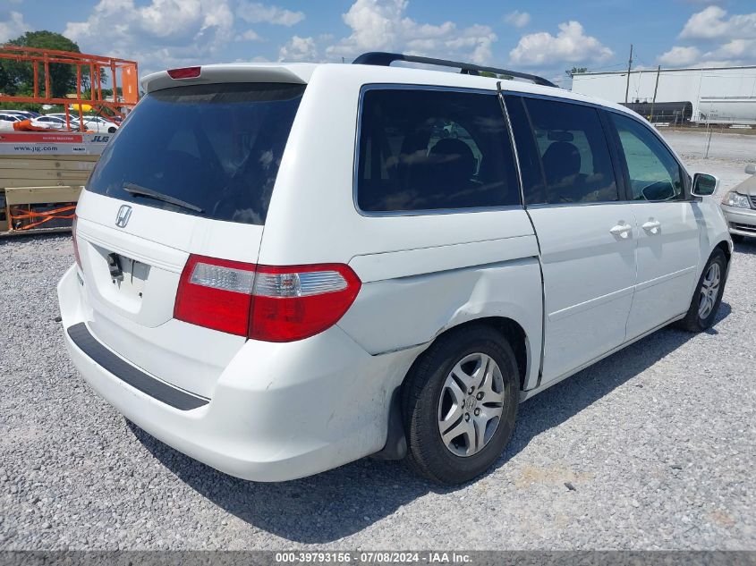 2007 Honda Odyssey Ex-L VIN: 5FNRL38747B402696 Lot: 39793156