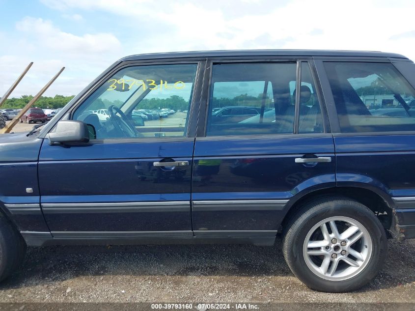 1999 Land Rover Range Rover 4.6 Hse VIN: SALPV1441XA412198 Lot: 39793160