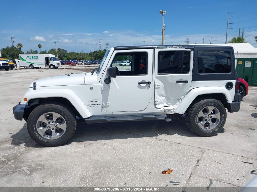 2016 Jeep Wrangler Unlimited Sahara VIN: 1C4HJWEG2GL313889 Lot: 39793206