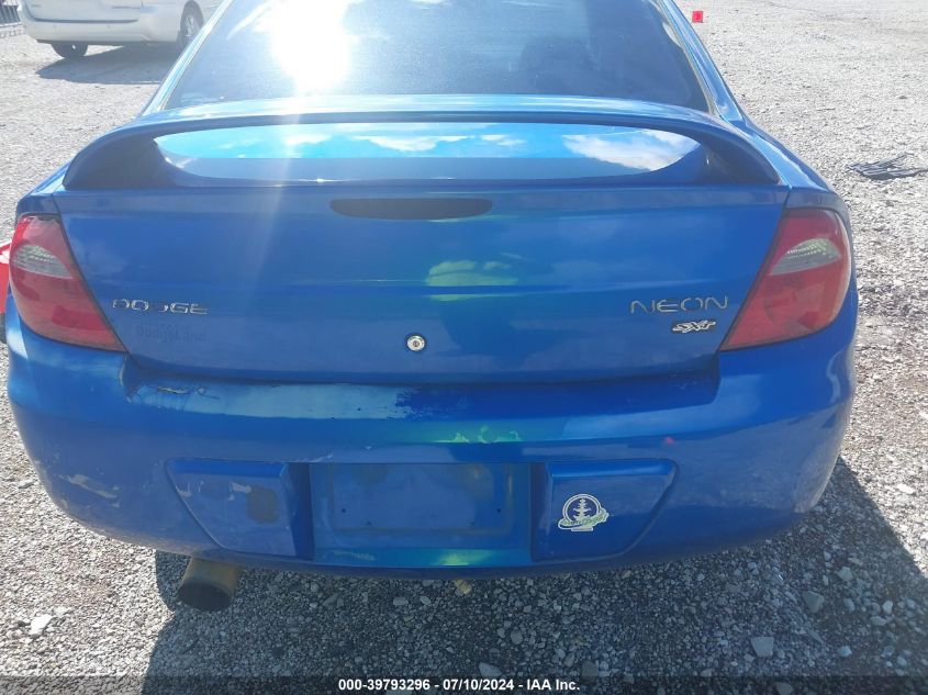 2004 Dodge Neon Sxt VIN: 1B3ES56C34D512110 Lot: 39793296