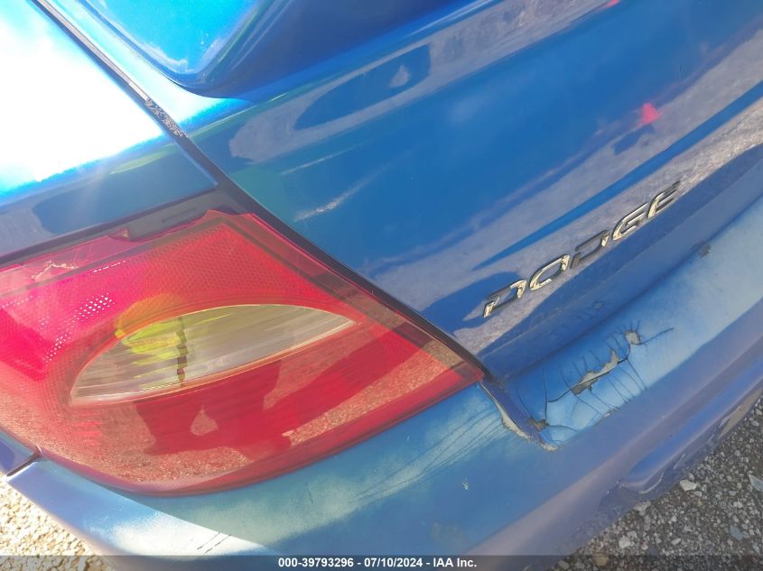 2004 Dodge Neon Sxt VIN: 1B3ES56C34D512110 Lot: 39793296