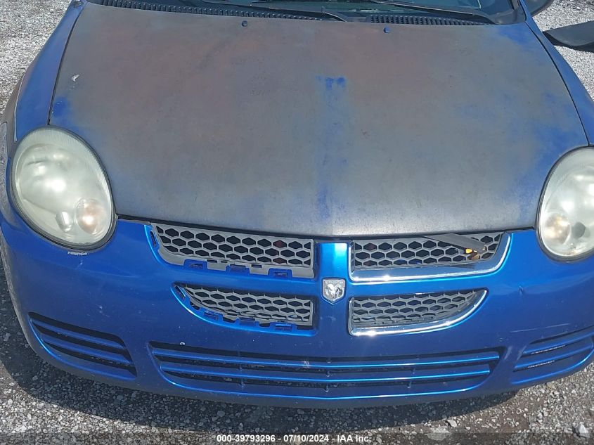 2004 Dodge Neon Sxt VIN: 1B3ES56C34D512110 Lot: 39793296