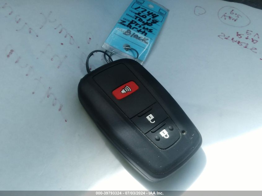 2018 Toyota Prius Three VIN: JTDKARFU5J3552484 Lot: 39793324