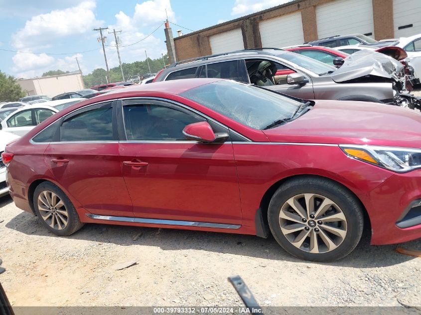 2016 Hyundai Sonata Sport VIN: 5NPE34AF9GH367743 Lot: 39793332