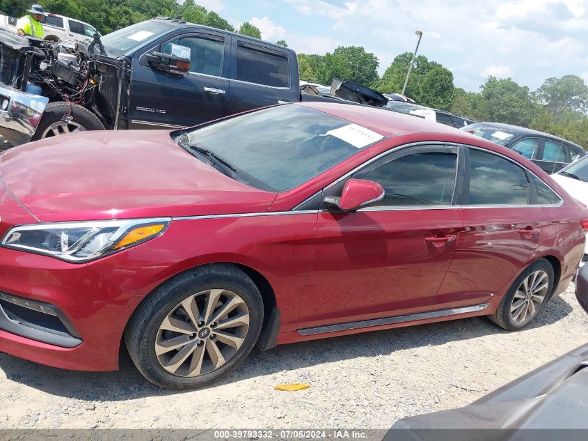 2016 Hyundai Sonata Sport VIN: 5NPE34AF9GH367743 Lot: 39793332