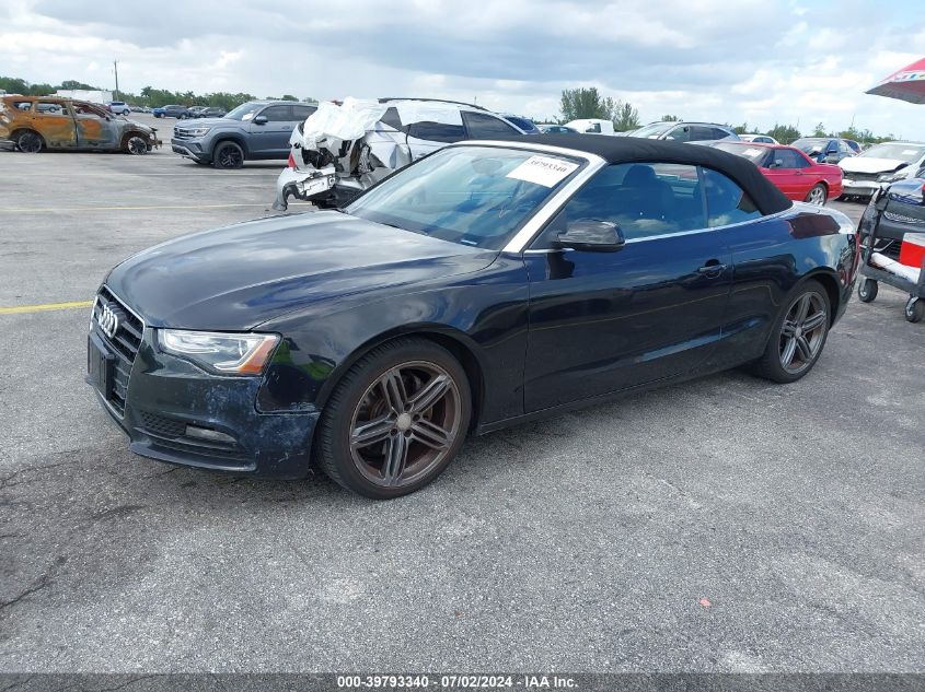 WAULFAFH2DN009805 | 2013 AUDI A5