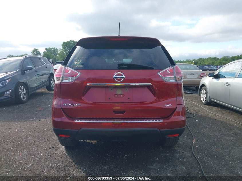 2016 NISSAN ROGUE S/SL/SV - JN8AT2MV1GW135447