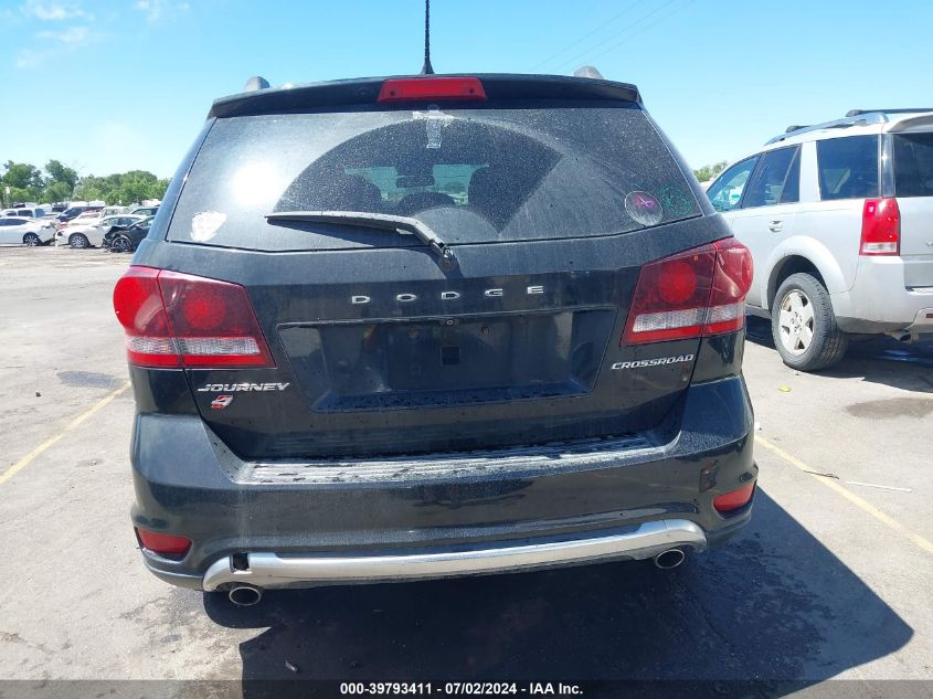 2018 Dodge Journey Crossroad Awd VIN: 3C4PDDGG9JT388797 Lot: 39793411