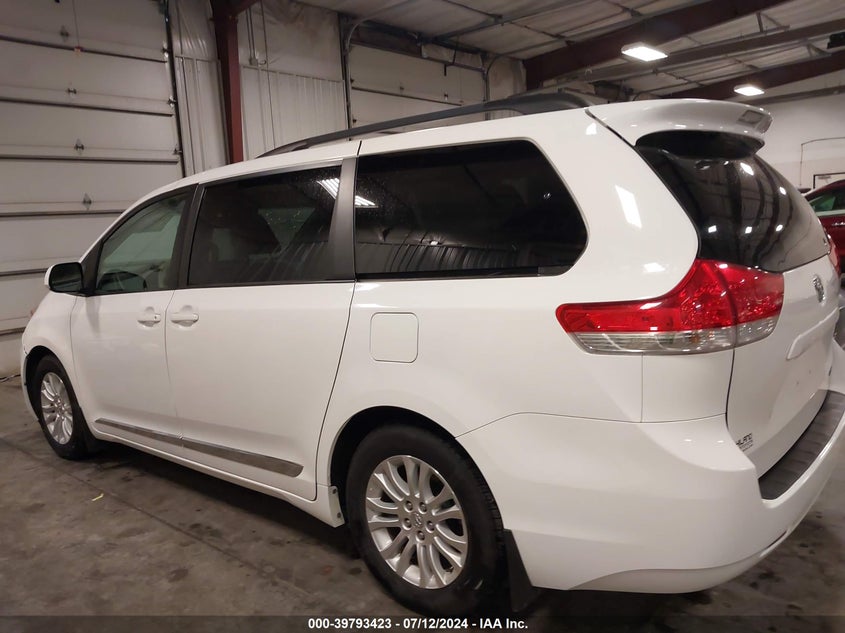 2012 Toyota Sienna Xle V6 8 Passenger VIN: 5TDYK3DC3CS212959 Lot: 39793423