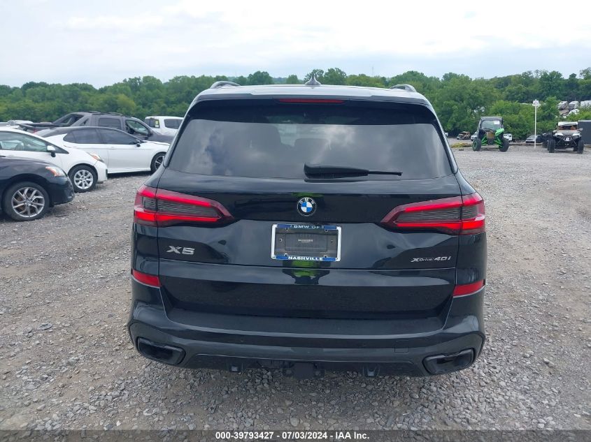 2021 BMW X5 xDrive40I VIN: 5UXCR6C08M9G96742 Lot: 39793427