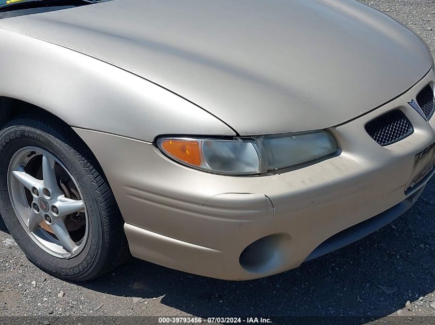 2000 Pontiac Grand Prix Gt VIN: 1G2WP12K0YF284561 Lot: 39793456