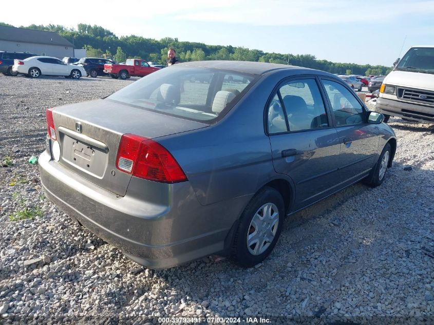 1HGES16325L004999 | 2005 HONDA CIVIC