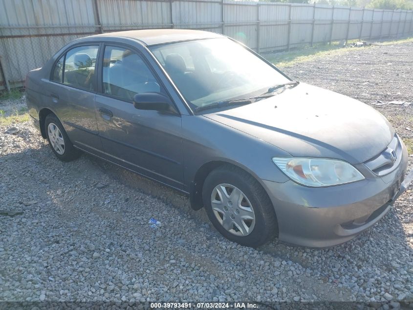 1HGES16325L004999 | 2005 HONDA CIVIC