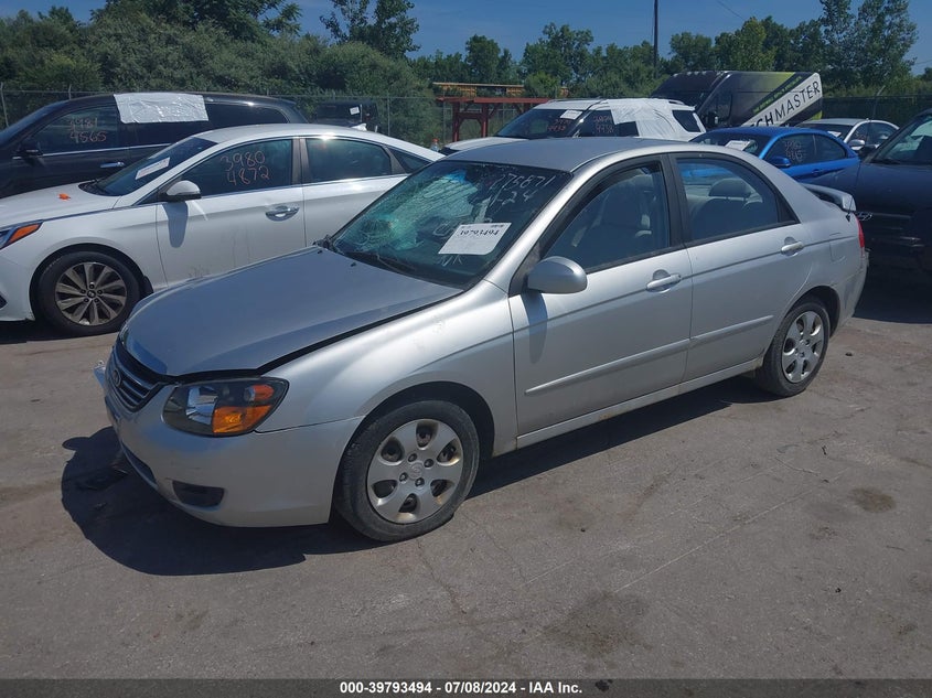 2009 Kia Spectra Ex VIN: KNAFE221795650678 Lot: 39793494