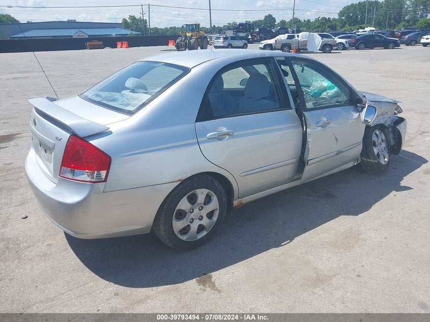 2009 Kia Spectra Ex VIN: KNAFE221795650678 Lot: 39793494