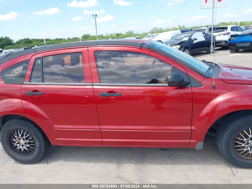 2008 Dodge Caliber Se VIN: 1B3HB28B98D795344 Lot: 39793500