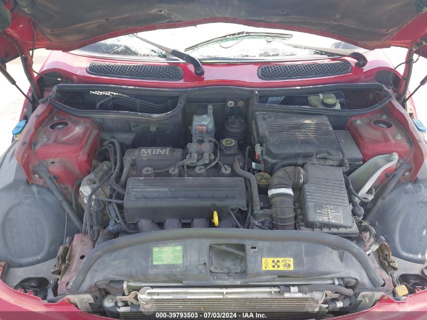 2005 Mini Cooper VIN: WMWRF33425TG11921 Lot: 39793503