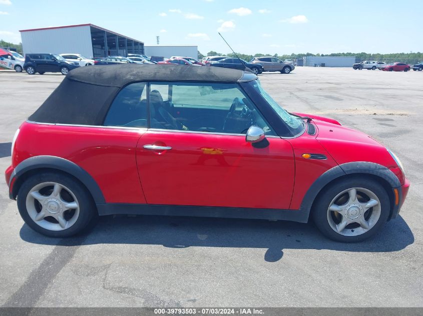 2005 Mini Cooper VIN: WMWRF33425TG11921 Lot: 39793503
