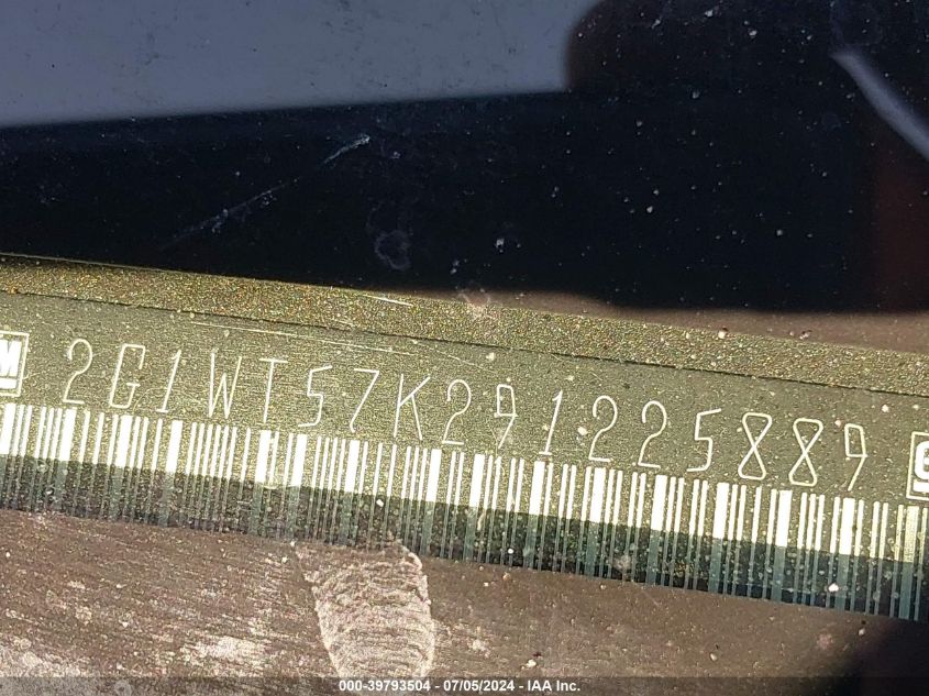 2009 Chevrolet Impala Lt VIN: 2G1WT57K291225889 Lot: 39793504