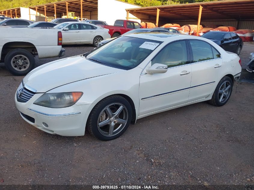 2006 Acura Rl 3.5 VIN: JH4KB16586C002077 Lot: 39793525