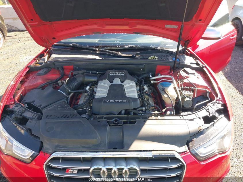 2013 Audi S5 3.0T Premium Plus VIN: WAUCGAFH0DN012196 Lot: 39793535