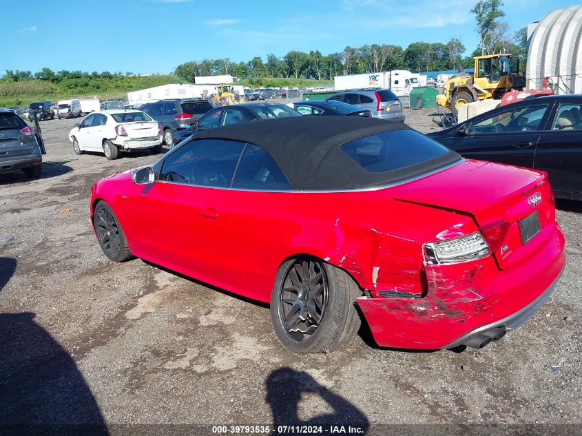 2013 Audi S5 3.0T Premium Plus VIN: WAUCGAFH0DN012196 Lot: 39793535