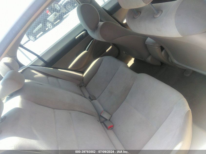 2009 Honda Civic Lx VIN: 2HGFA16599H352858 Lot: 39793552