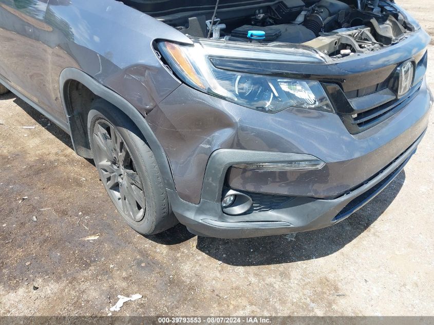 2021 Honda Pilot Awd Special Edition VIN: 5FNYF6H29MB006218 Lot: 39793553