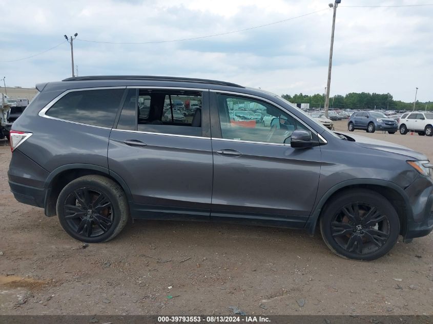 2021 Honda Pilot Awd Special Edition VIN: 5FNYF6H29MB006218 Lot: 39793553