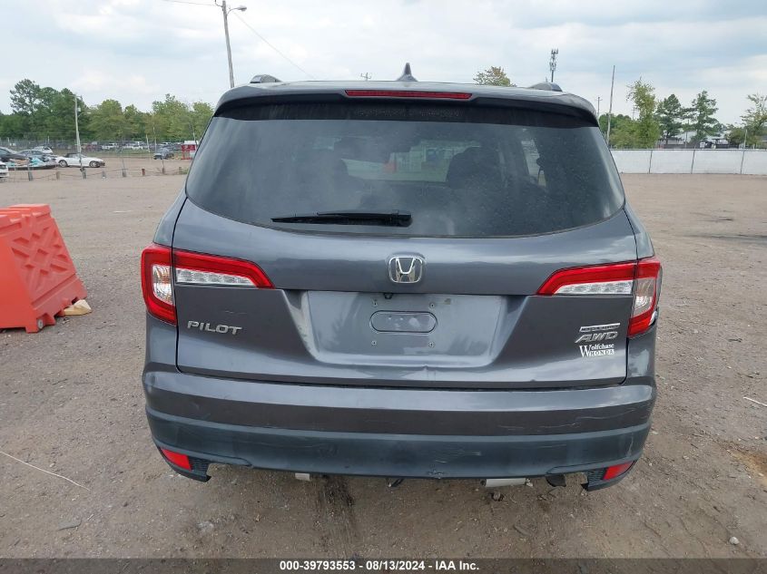 2021 Honda Pilot Awd Special Edition VIN: 5FNYF6H29MB006218 Lot: 39793553
