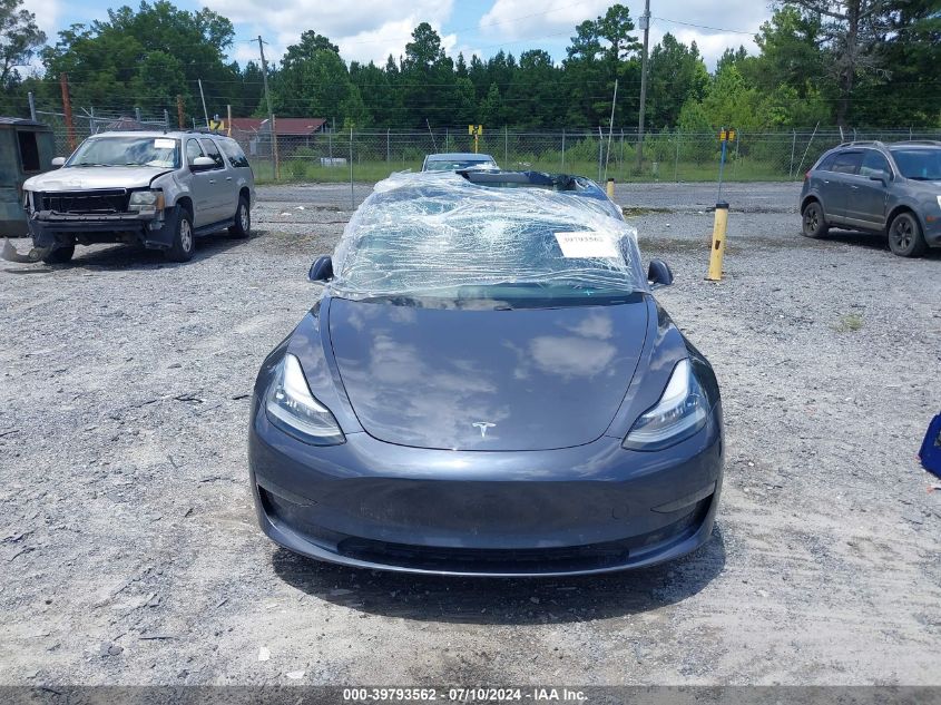 2020 Tesla Model 3 VIN: 5YJ3E1EB7LF795407 Lot: 39793562