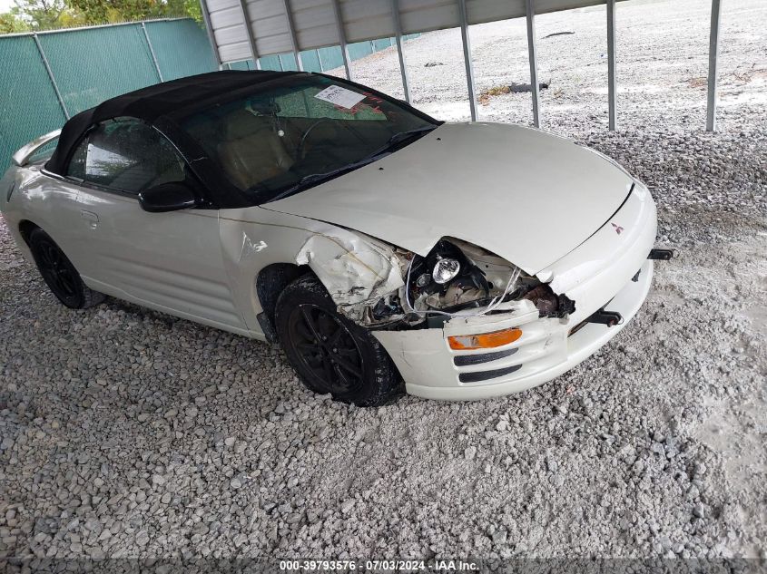 2001 Mitsubishi Eclipse Spyder Gs VIN: 4A3AE45G51E173047 Lot: 39793576