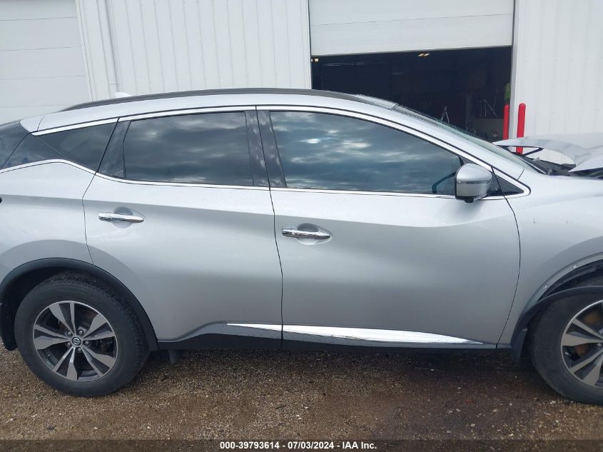 2019 Nissan Murano Sv VIN: 5N1AZ2MS9KN136047 Lot: 39793614