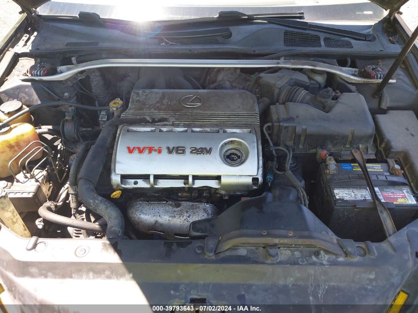 2003 Lexus Es 300 VIN: JTHBF30G636012210 Lot: 39793643