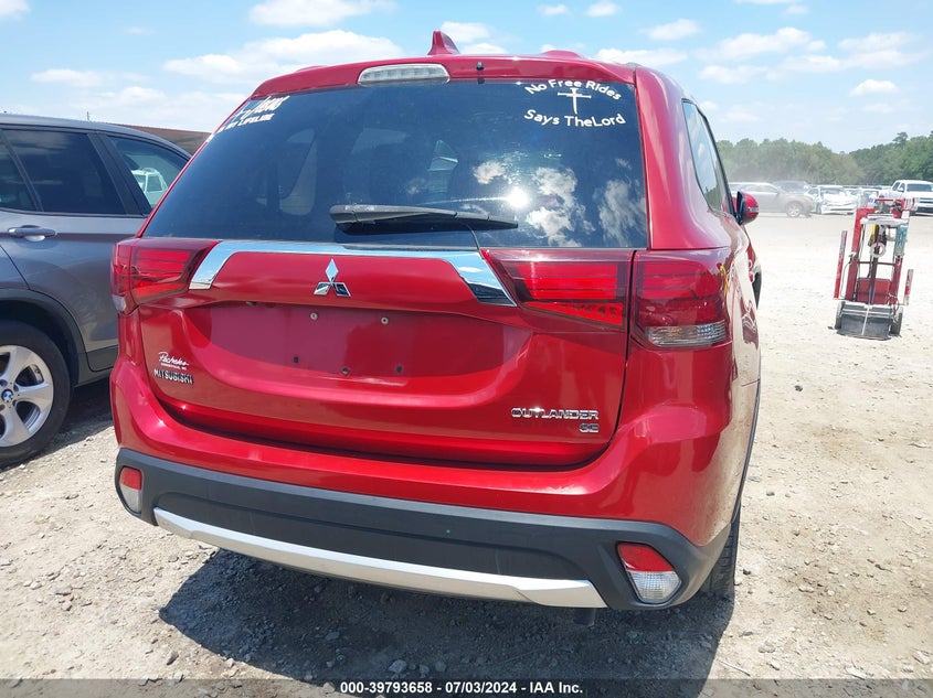 2018 Mitsubishi Outlander Se VIN: JA4AD3A38JZ001133 Lot: 39793658